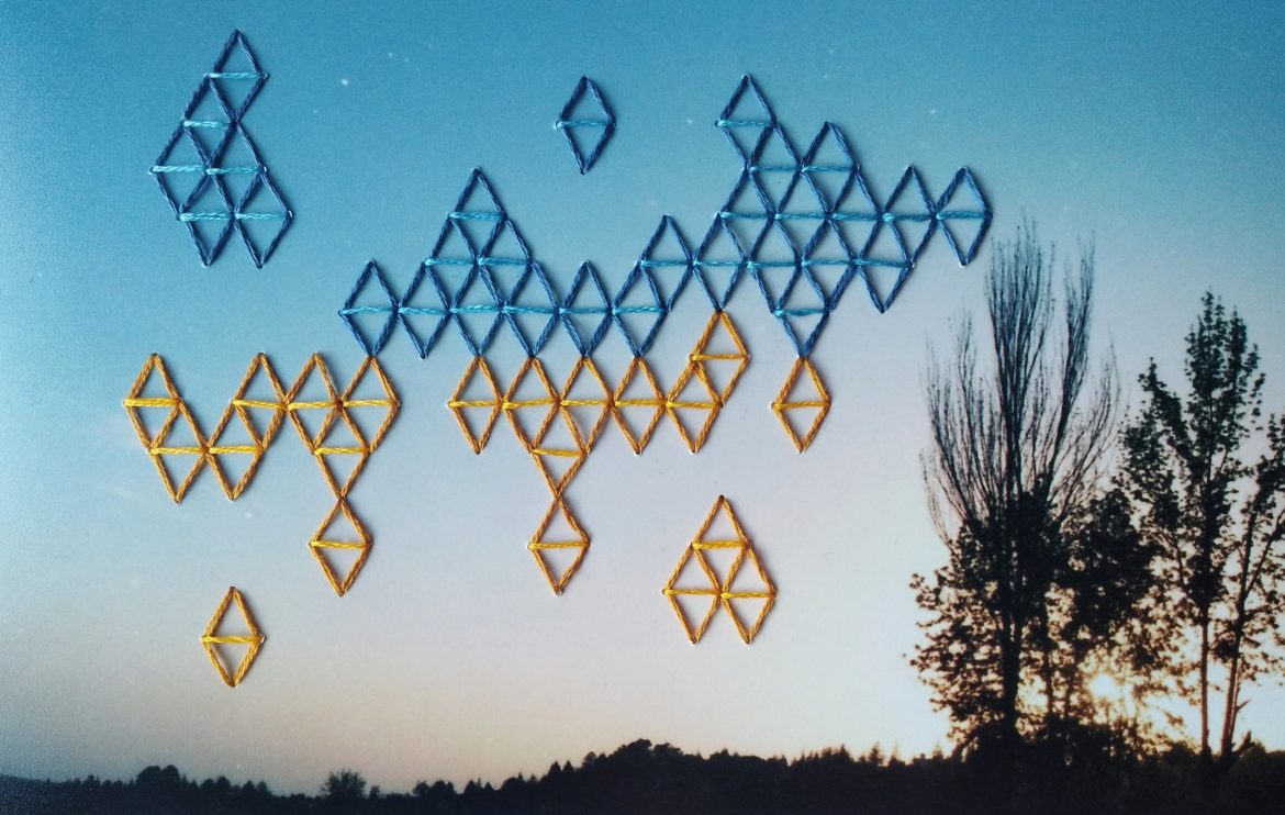 4 Esta foto la tomé en La Cumbrecita (Arg),la copié en Cali (Colombia) y la bordé en Guayaquil (Ecuador)