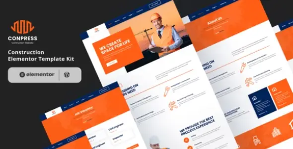 Conpress – Construction Service Elementor Template Kit
